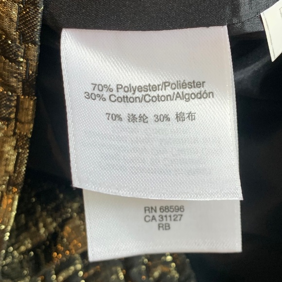 Donna Karan Golden Cocktail Dress - Picture 11 of 14